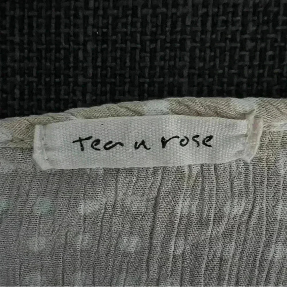 Tea n Rose Crinkled Boho Style Maxi Dress. - Picture 4 of 4